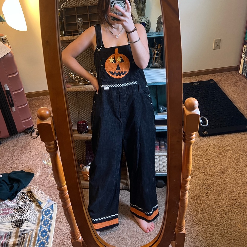 Pumpkin Overalls
